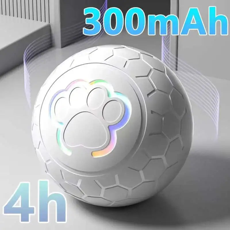 Smart Interactive Ball — Auto-Rolling LED Toy for Dogs