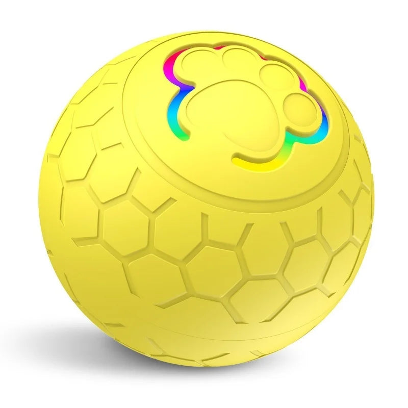 Smart Interactive Ball — Auto-Rolling LED Toy for Dogs