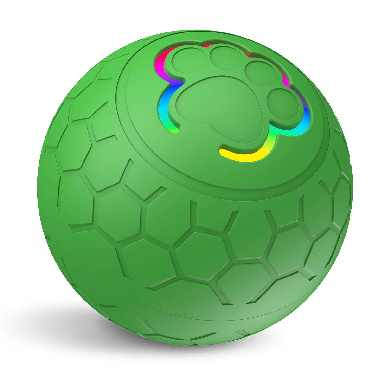 Smart Interactive Ball — Auto-Rolling LED Toy for Dogs
