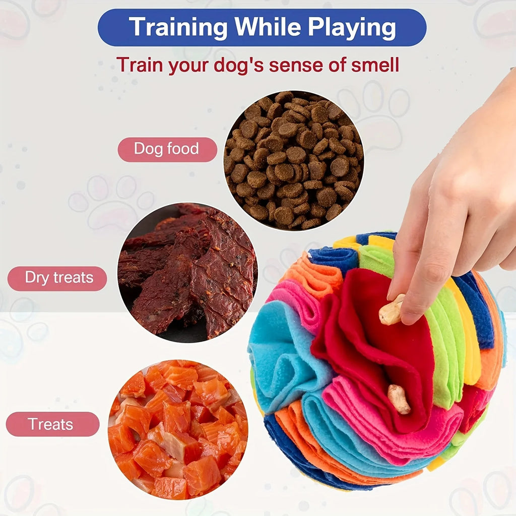 Snuffle Ball — Interactive Foraging Toy for Dogs