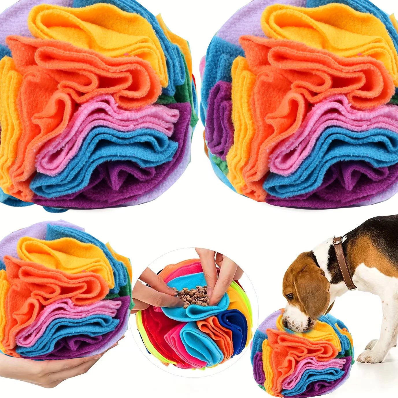 Snuffle Ball — Interactive Foraging Toy for Dogs