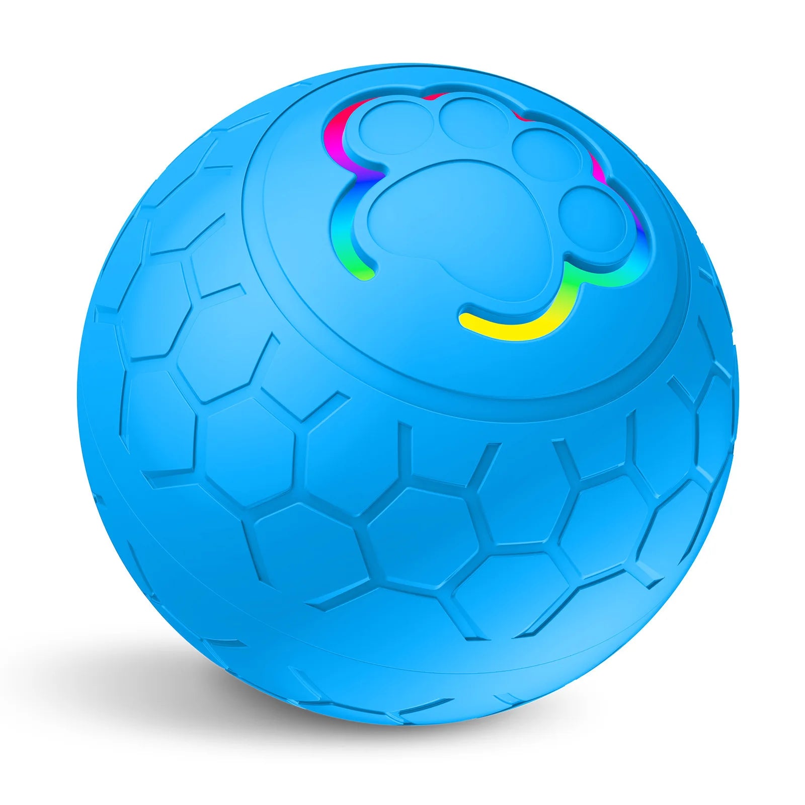 Smart Interactive Ball — Auto-Rolling LED Toy for Dogs